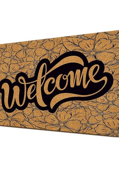 Decovetro Mop cu model Welcome Home - Decesni pentru ușă