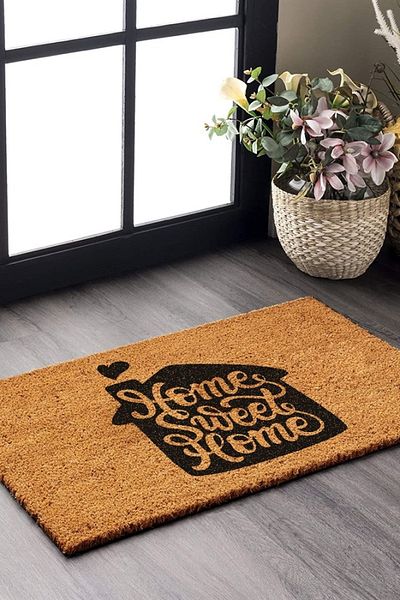 Decovetro Doormat Love Home Patterned Door Mat