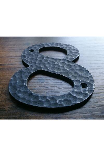 HOUSE2HOME Handmade Brass Door Number Oxide - 8