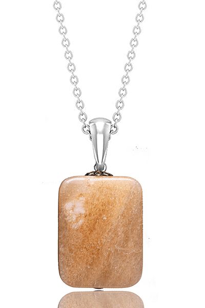 Tesbih Atölyesi Certified Real Sun Stone Necklace - 1st quality