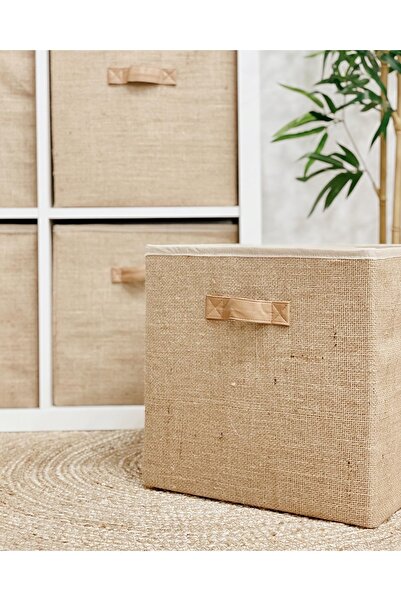 Hestia Home Jüt Düzenleyici Kulplu 32x32x32 Cm