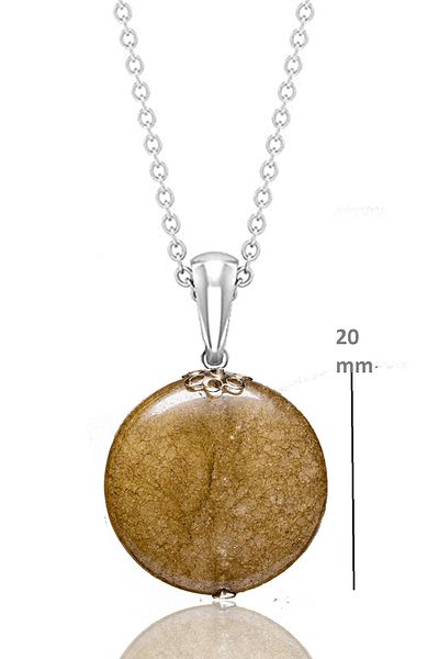 Tesbih Atölyesi Certified Real Bronzite Stone Natural Stone Necklace - 1st quality