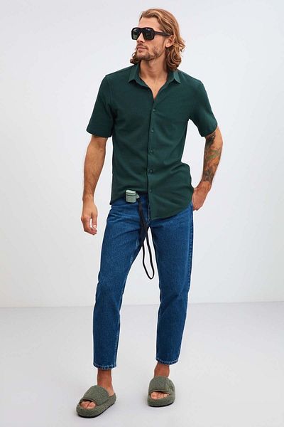 GRIMELANGE Hemd - Grün - Regular Fit