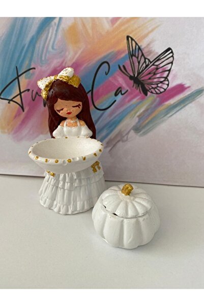 VioletKonseptt Prenses Lokumcu Kız Ve Kabak Kahve Yanı Sunumluk