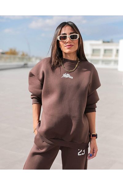 Machetta Σετ φούτερ 'b-size' Los Angels 23 Design Printed Oversize