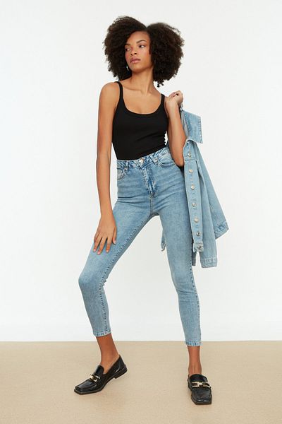 Trendyol Collection Jeans - Blue - Skinny