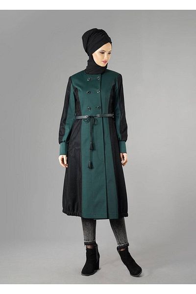 TRENDTESETTÜR Καμπαρντίνα με κορδόνια Crew Neck Trench 1606