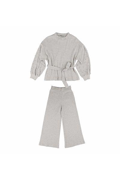 best kids Girl's Gray Knitwear Set