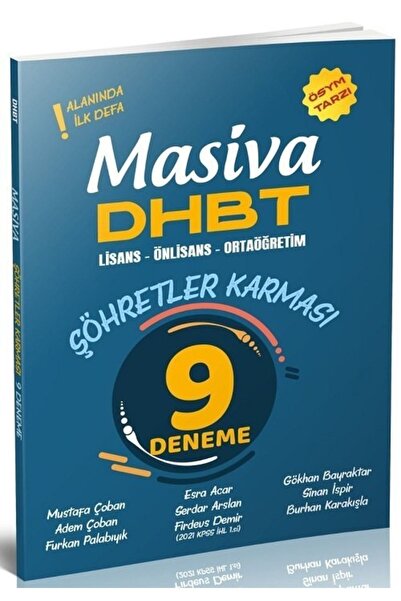 Masiva Yayınları Masiva Dhbt Şöhretler Karması 9 Deneme