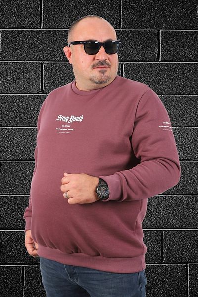 MocGrande Φούτερ Crew Neck Stray South 22730 Lilac