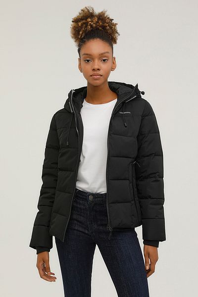 lumberjack W-sn31 Apresque Παλτό 2pr Μαύρο Γυναικείο Κοντό Παλτό