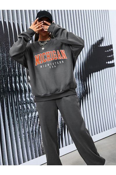 Machetta Σετ φούτερ 'b-size' Michigan Design Oversize