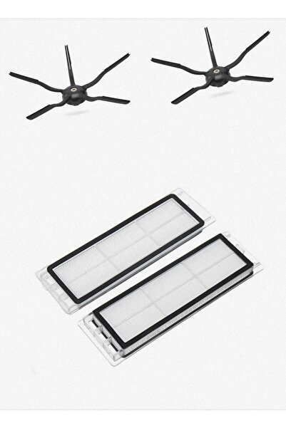 LİN GRUP Roborock S5 Max S6 Maxv S6 Pure - Πλαϊνή βούρτσα φίλτρου Hepa συμβατή με νέα γενιά