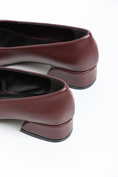 FORS SHOES Pantofi De Dama Cu Toc Culoare Rosie Claret 3 Cm