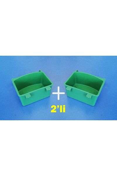 Exovit Large Size Food Bowl Green 2 Pieces