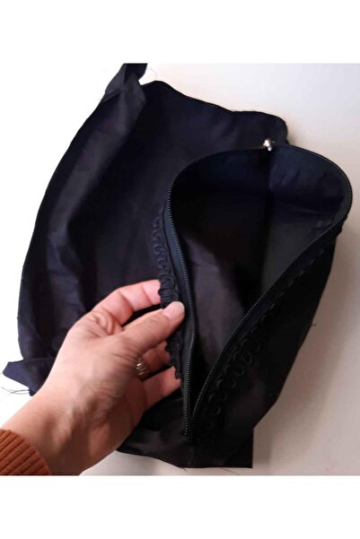 angel çanta aksesuar Negru 38x38 Cm, Cusut, Căptușeală cu fermoar