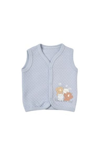 Bibaby A Bears Quilted Indigo Vest - 61448