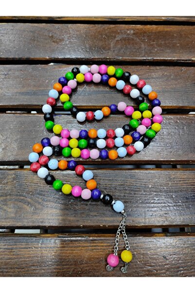 OSMANLI Ahşap Karışık Renkli Namaz Tesbihi