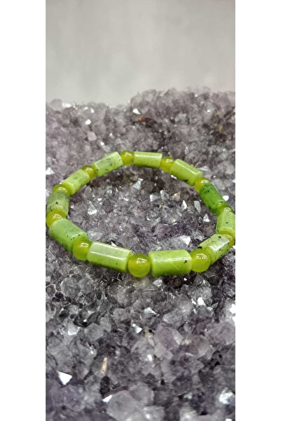 AGAFYA سوار من حجر اليشم المتجدد ذو الإحساس الطبيعي والروحي