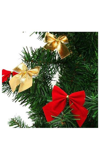 Sezy Red Kurdale 24 Pieces Christmas Pine Tree Ornament