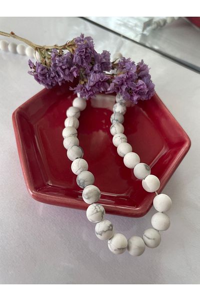AYSHO Howlite Natural Stone String (8 Mm)