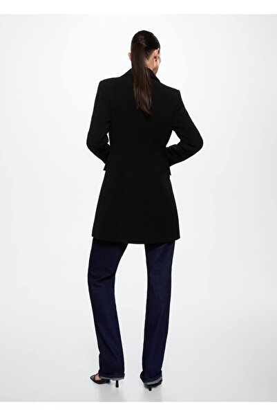 MANGO Woman Вталено двуредно палто