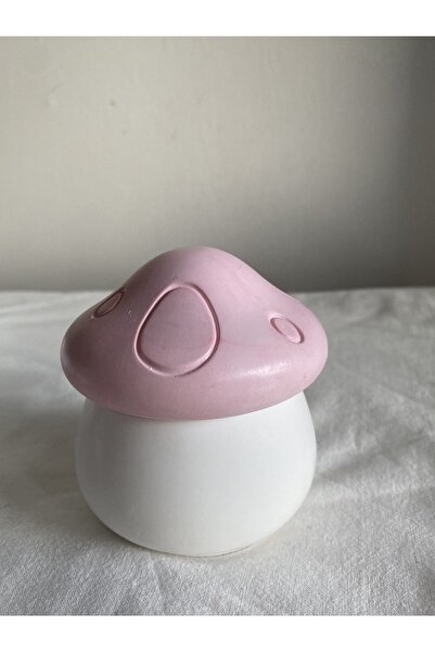 lıghts of candle handmade & 2020 Mantar Şekilli Beton Mumluk