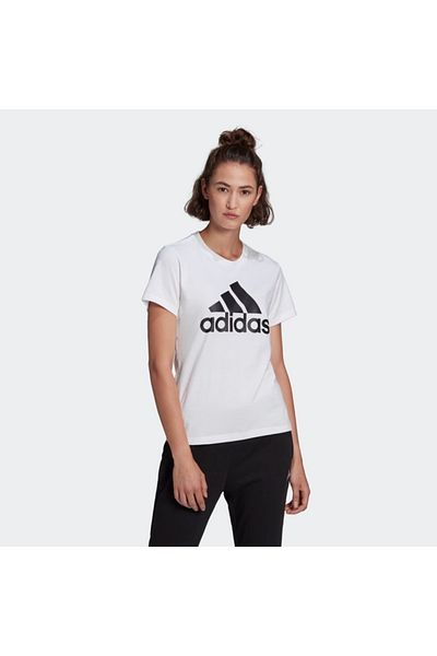 adidas Women's White T-shirt - W Bl Tee, GL0649