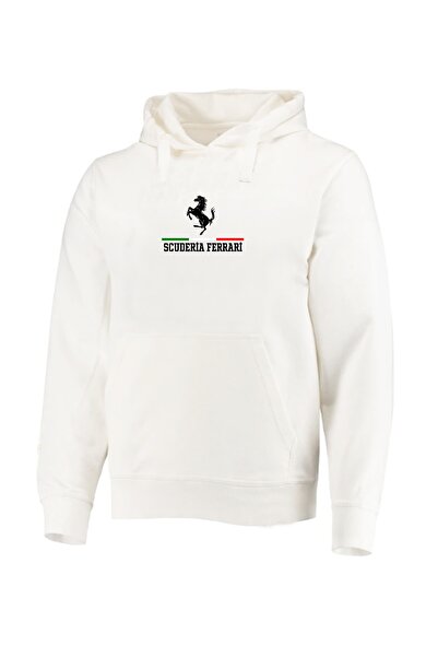 Efendioğlu Design Scuderia Ferrari At Logolu Formula1 F1 3 Iplik Şardonlu Swe...