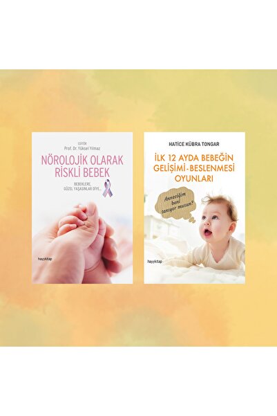 hayykitap 2 Kitap / Ilk 12 Ayda Bebeğin Gelişimi Beslenmesi Oyunları - Nörolo...