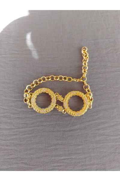 GEZERGOLD TAKI Çeyrek Künye Bileklik Ikisi Bir Yerde 22ayar Altın Kaplama