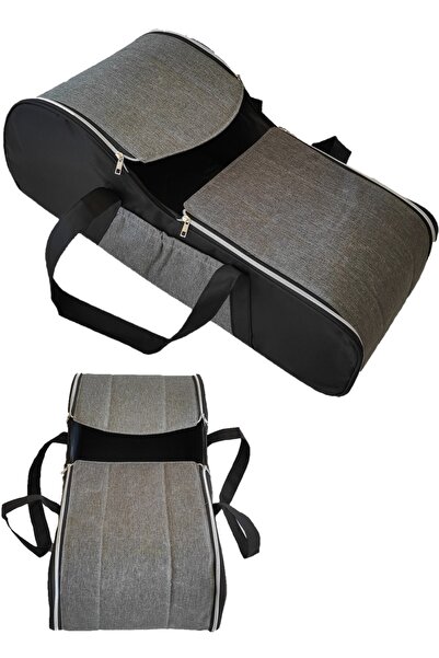 USF Portbebe Ana Kucağı Puset Bebek Taşıma (sıvı Ve Rüzgar Geçirmez) Gri-siyah