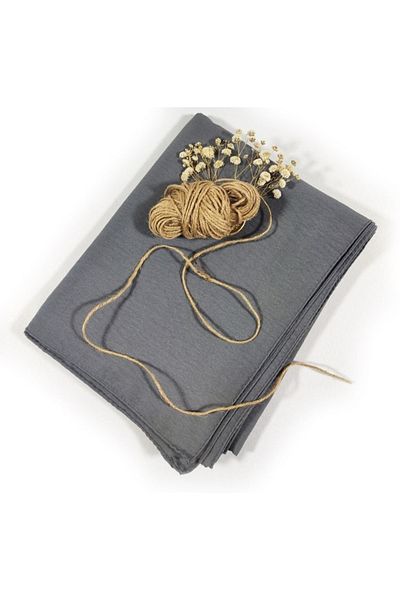 Narine Hijab Women's Cotton Jazz Shawl Model-smoked