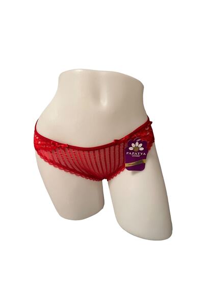 Jabi Kadın Kırmızı Dantelli Külot