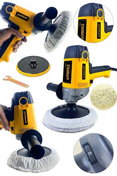 stanrayf Germany Compact 4500 Watt 6 Kademe Devir Ayarlı Zımpara Polisaj Past...