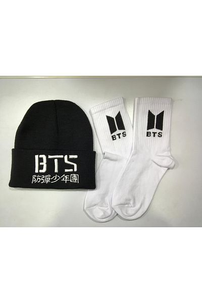 GC GÖKHAN CLUB Συνδυασμός 2 τεμαχίων κάλτσες Bts Beret