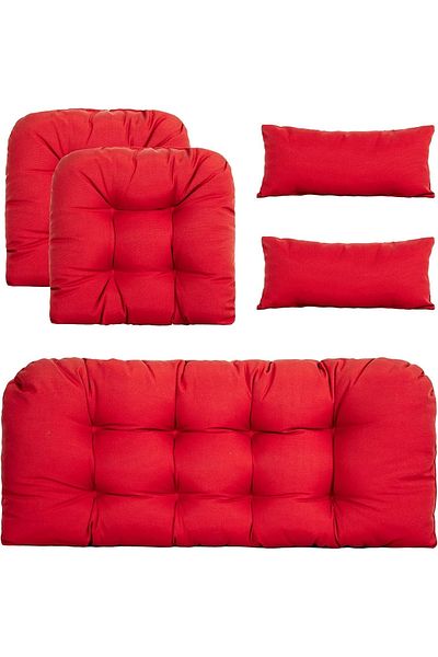 Çınar Reklam & Dış Ticaret Garden Furniture Cushion Set 5 Pieces