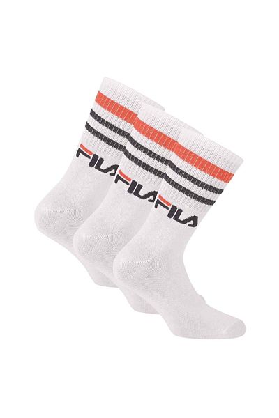 FILA Unisex Socken 3 Paar - Street, Sport, Lifestyle, Socken Set, Streifen, 35-46