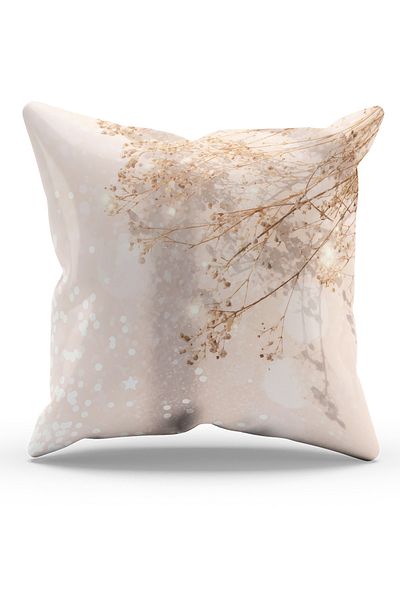Moud's Double Sided Printed Serenity Patterned Suede Throw Pillow Cover