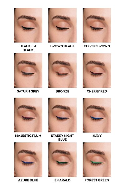 AVON Glimmersticks Asansörlü Açılıp Kapanabilen Göz Kalemi Saturn Grey