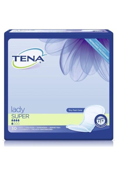 TENA Lady Süper 5 Damla Kadın Mesane Pedi 30'lu 1 Paket