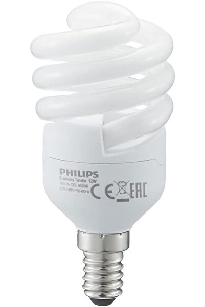 Philips 12w Tasarruflu Ampul (e14 Ince Duylu Gün Işıgı)
