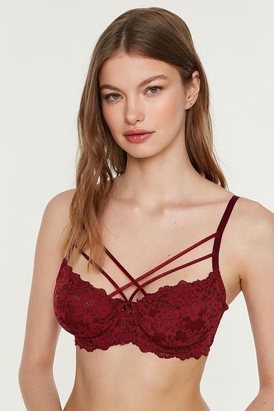cotonhause Sutien de damă neasistat Roșu Claret Sutien337080