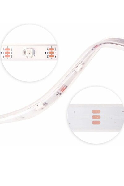 Fapatech Ws2812b Adreslenebilir Rgb Şerit Led - Silikon Korumalı (su Geçirmez...