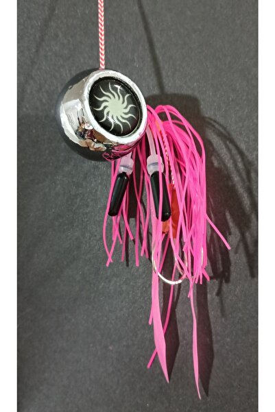 Dragon Eyes Krom Kaplama Denge Kollu Slider, Tai Rubber Jig Yem 80 Gram