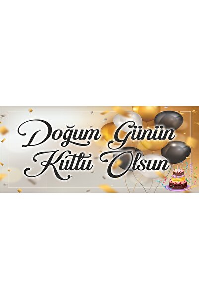 kutay dijital Happy Birthday Poster Placard