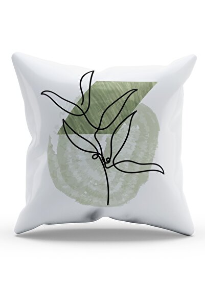 Moud's Husă de pernă din piele întoarsă cu model Megu-4 imprimata fata-verso