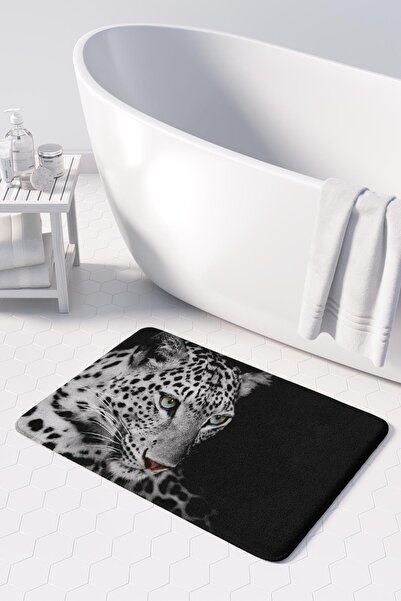 Monnhein Cute Designed Microfiber Bath Mat, Non-Slip Base, Machine Washable (...