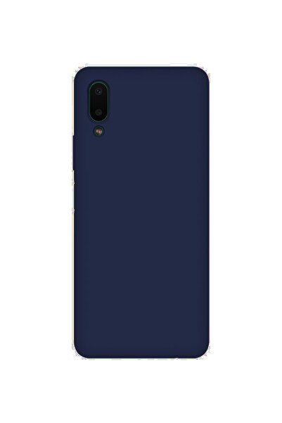 Molly Technology Galaxy A02 Için Gece Mavisi Içi Kadife Silikon Kılıf