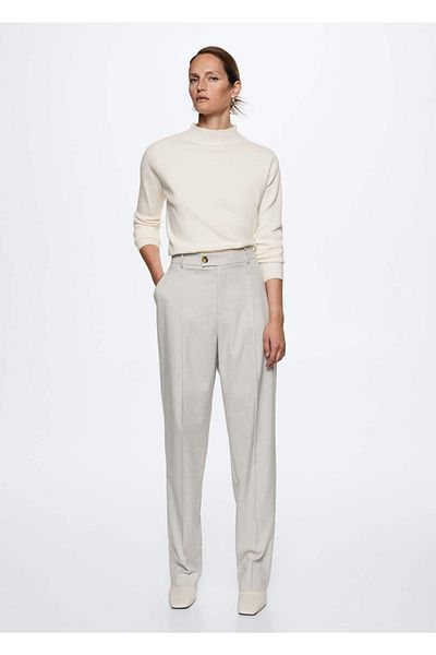 MANGO Woman High Collar Sweater